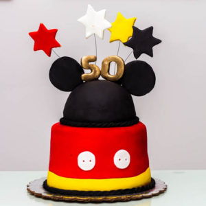 Queque Mickey Mouse 50 años