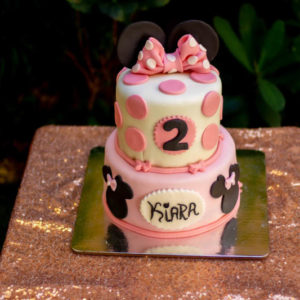 Queque Minnie Mouse Rosado