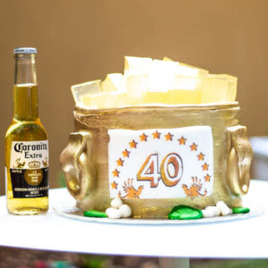 Queque Balde cerveza Corona