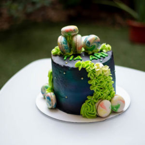 Queque macarons colors