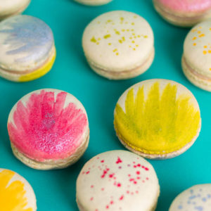 Macarons pintados