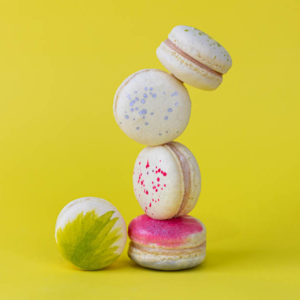 Macarons pintados