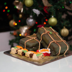 Queque de Tamal navideño