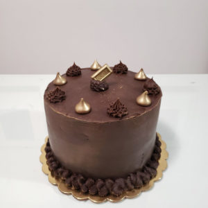 Queque cobertura de chocolate