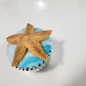 Cupcake estrella de mar