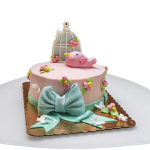 Queque pajarito y ventana