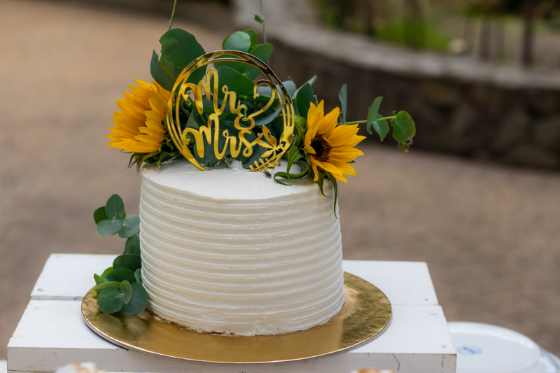 Queque de Boda Girasoles - Nina Vainilla