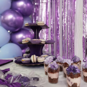 Mesa Dulce Quince Años morado