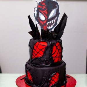 Queque Spiderman vs Venon