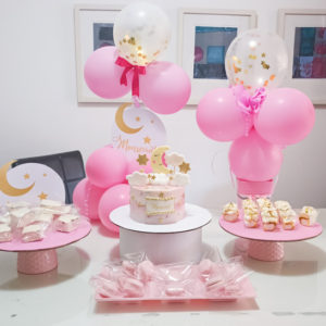 Mesa Dulce estrellas y lunas