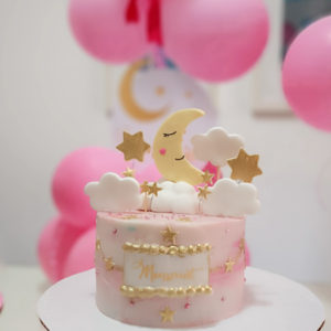 Queque estrellas y lunas