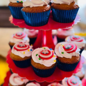 Cupcakes Superhéroes Capitan América