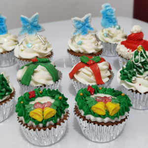 Cupcakes navideños