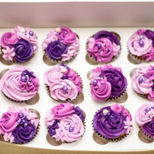 Cupcakes morados