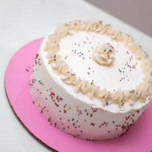 Queque RedVelvet con lustre blanco