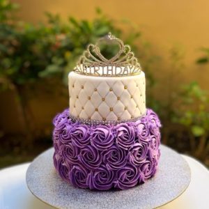 Queque de corona de princesa