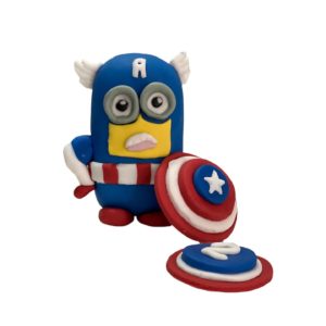Figura de Minion para colocar en queque