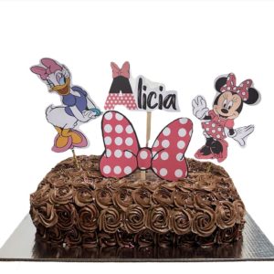 Queque de chocolate Minnie y Daisy