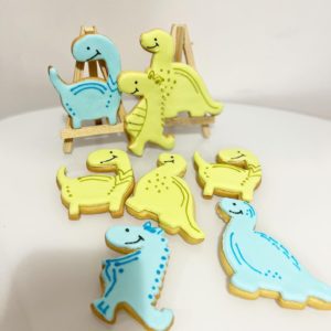 Galletas de dinosaurio